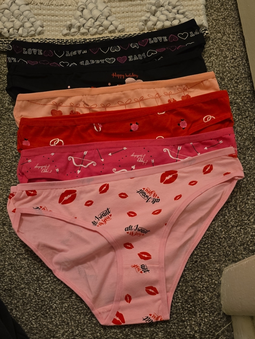NEW Mixed Colors Cotton Stretch Leggings Briefs - Pack of 6